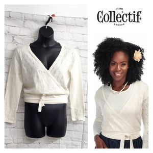 🪅🪅Collectif Heart Wrap Cardigan Top- Bulk us Bundle Deals